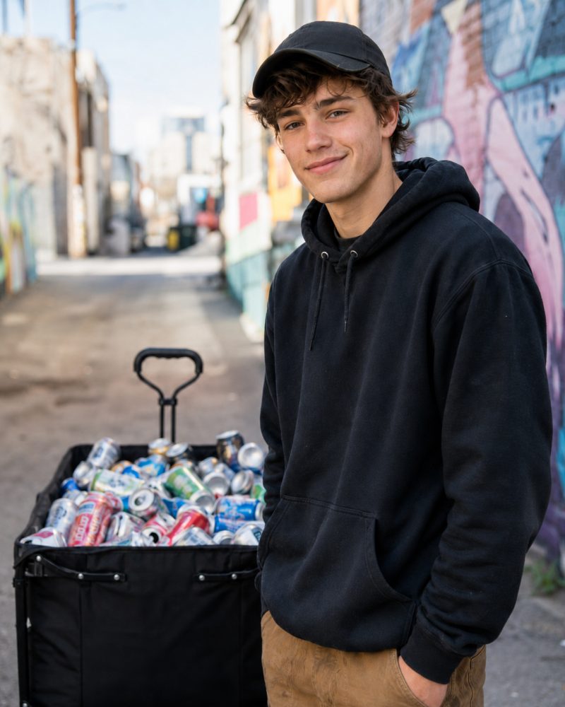 A young BeerCanPickup collector
